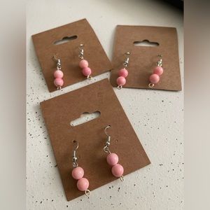 Queen Conch Shell Earrings Hand Made Crystal Beaded Jewelry